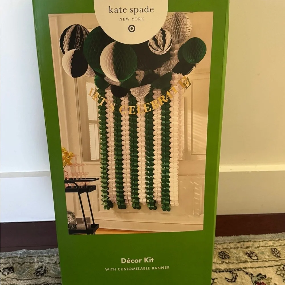 Kate Spade x Target Party Decoration Kit Set Honeycombs Garland Banner NIB